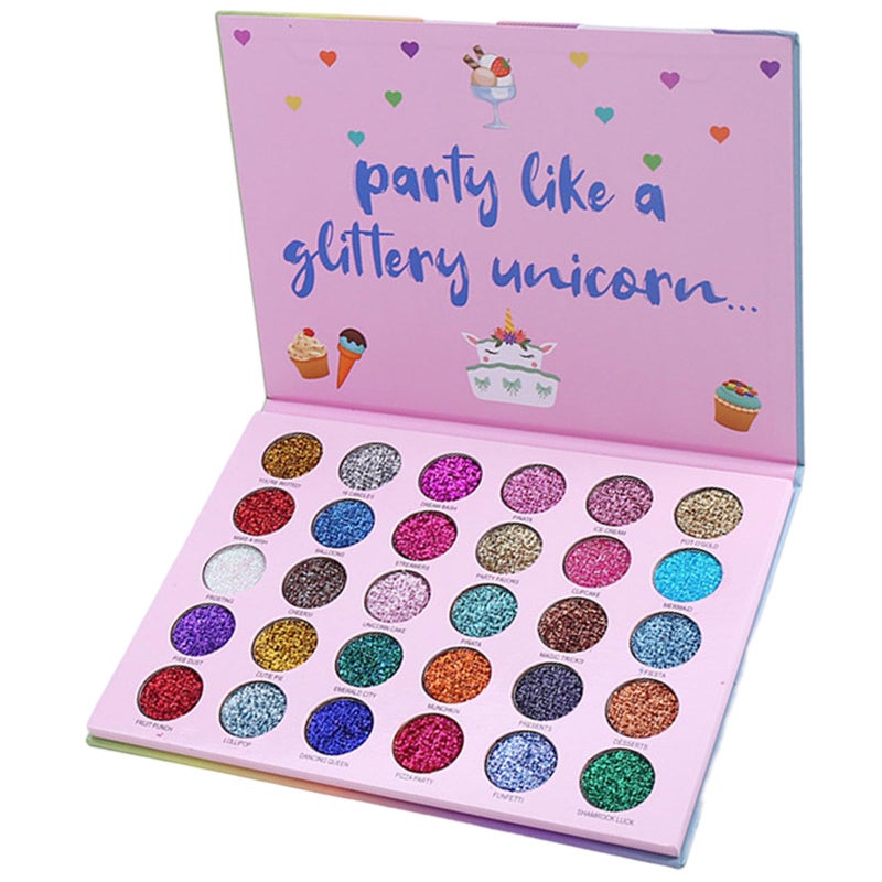 Abelyn باليت ظلال العيون اللامعة طويلة الأمد من ABELYN - 30 لون ب pigment عالي وتألق لامع لمستحضرات التجميل للحفلات - Image 2